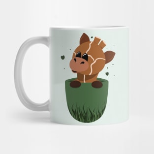 Baby Giraffe in a Pock Mug